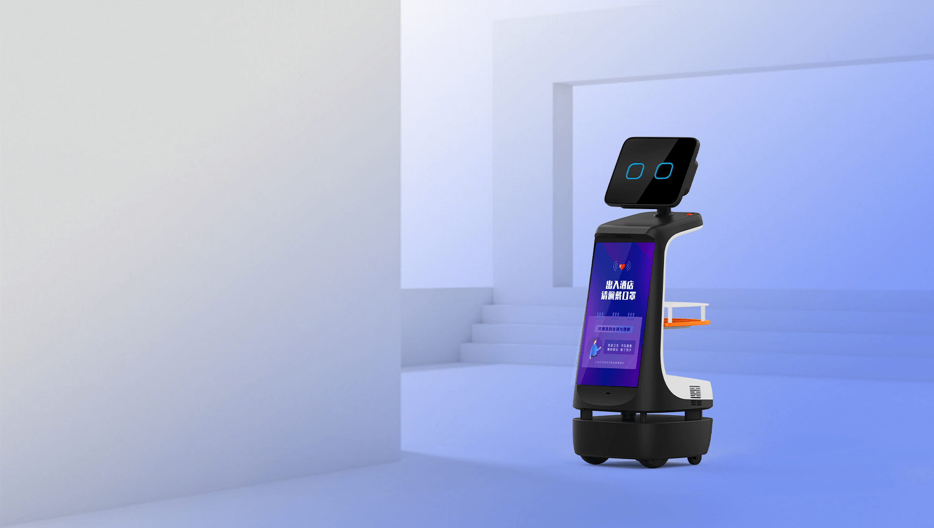 Reception service robot